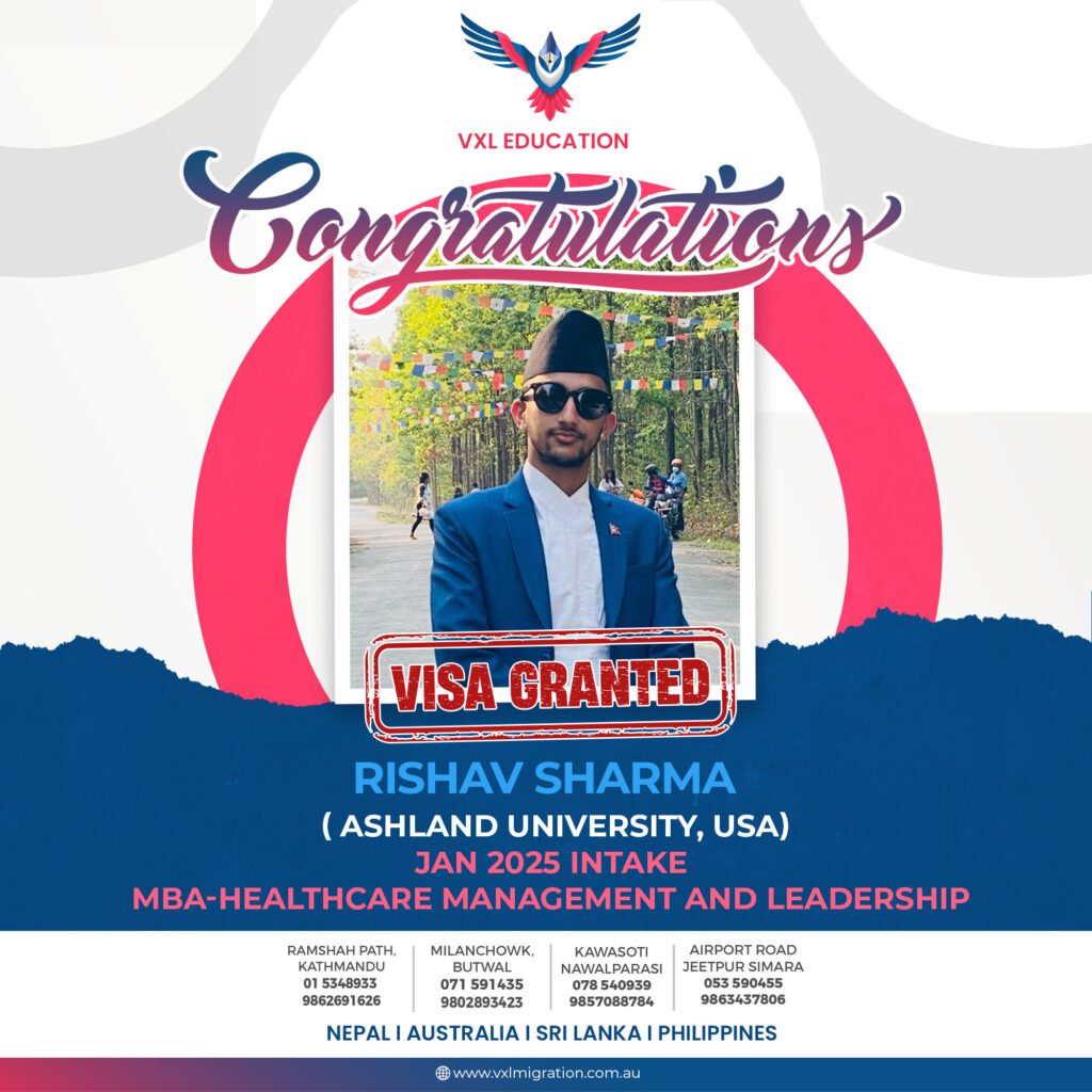 Rishav Sharma Heads to USA for MBA