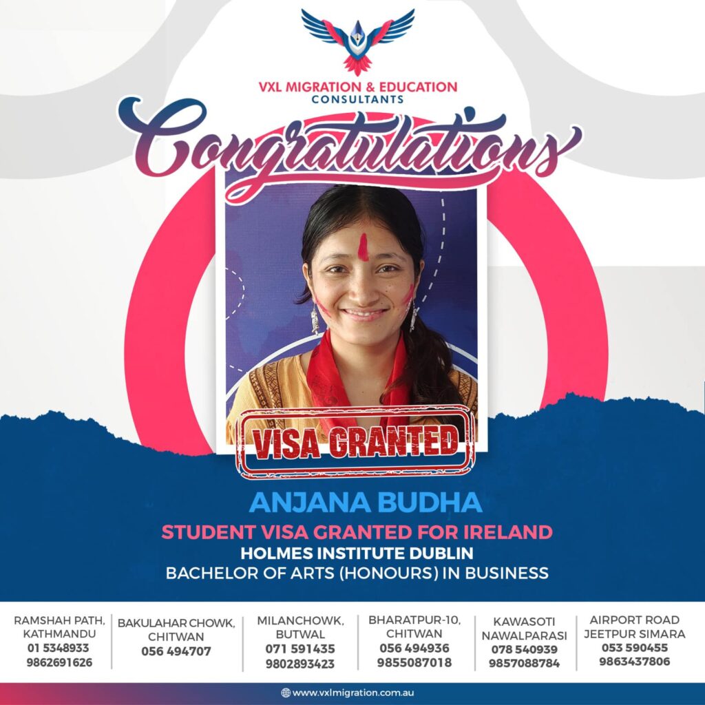 Anjana Budha: Bachelor of Arts in Ireland Secured