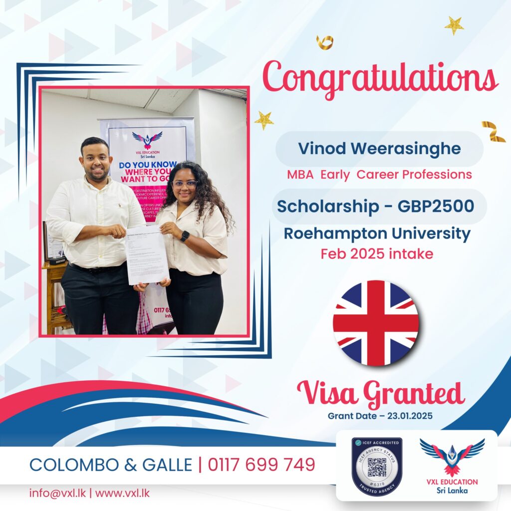 Vinod Secures Scholarship and MBA Admission in the UK